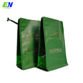 250g 12oz 1lb Custom Design Flat Bottom Aluminum Foil Matt Zip Lock Coffee Bag with Valve