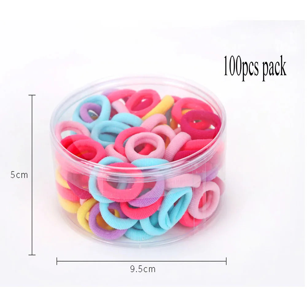 Women's Sweet Style Bulk Elastic Hair Bands and Jewelry Strong Ties Scrunchies Rubber Hair Bands