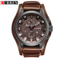 CURREN Watches Men 8225 Casual Leather Sport 12 Hour Clock Calendar Luminous Big Dial Hip Hop Watch Luxury Mens Wristwatch MegaBDM