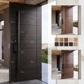 American Style Contemporary Timber Plank External Doors for House Home Oversized Solid Wood Entry Front Pivot Doors