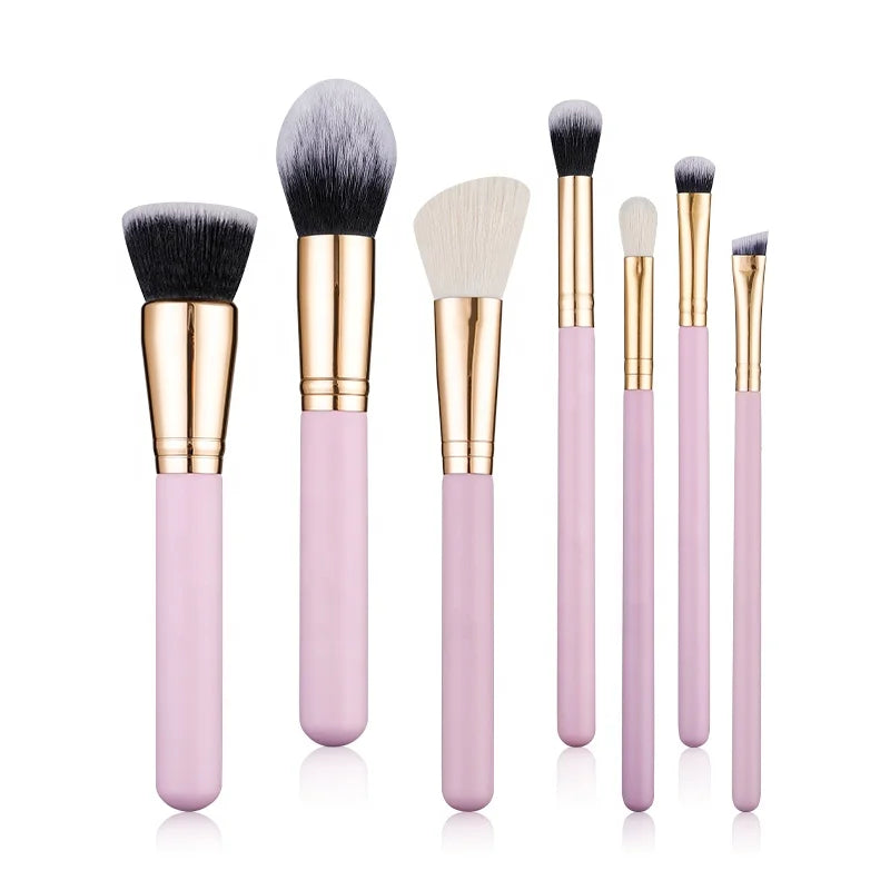 GRACEDO Customised Oval Pink Makeup Brushes Popularity Explosion Models Nail Fluffy Brush Pink Gold Mocha Dust for Face