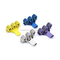 Factory Ivoduff Single Double Triple Hole Uniform Pen Holders Portable Metal Spring Pen Holder with Pocket Clip