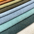 Luxury Muilti-color Teddy Lamb Wool Boucle Sofa Velvet Boucle Fabric Upholstery Home Decor