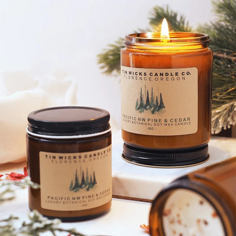 Scented Candles Dried Flowers Private Label Luxury Eco-Friendly Handmade Soy Wax Customized Scents 60 Easter Diwali Ramadan
