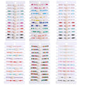12pcs/set Sea Shell String Rope Adjustable Braided Bracelets Colorful Polymer Clay Beads Bracelet for Women