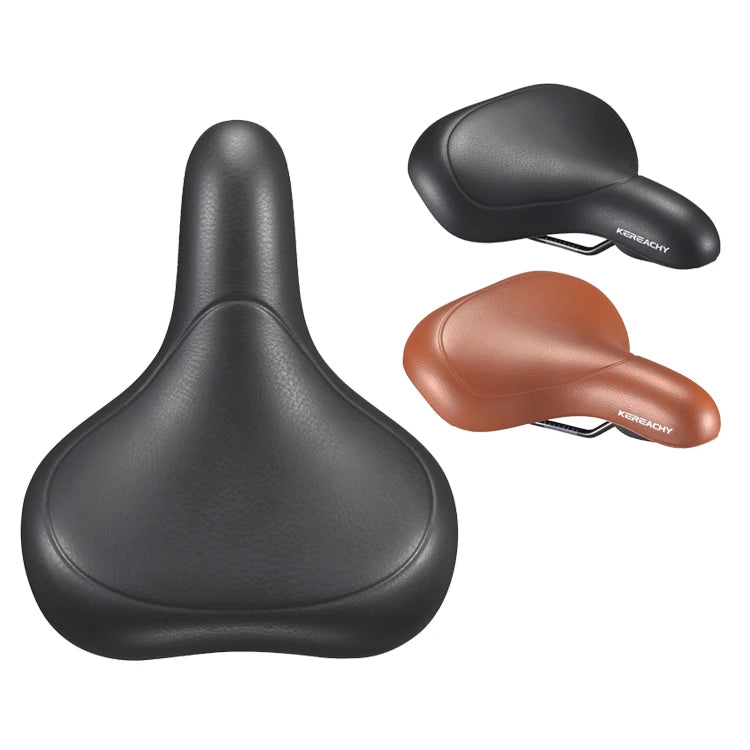 KEREACHY Hot Sale Vacuum Saddle Waterproof Soft City Bicycle and Electric Bicycle Cushion Men/Women Four Seasons