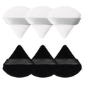Amazohot Selling 10 Pieces Pure Powder Puff Face Triangle Soft Makeup Powder Puff