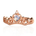 Wholesale S925 Sterling Silver Ring Female Ins Personality Zircon Index Finger Ring Fashion Retro Crown Ring Gift