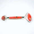 DIY OEM 100% Natural Stone Black Obsidian Jade Roller Box Set Red jasper Jade Roller Red jasper Jade Roller