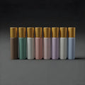 WOGU Custom Printing logo Roller Bottle10ml Portable Refillable Sample Essential Oil Glass Packaging Roll on Perfume Bottle