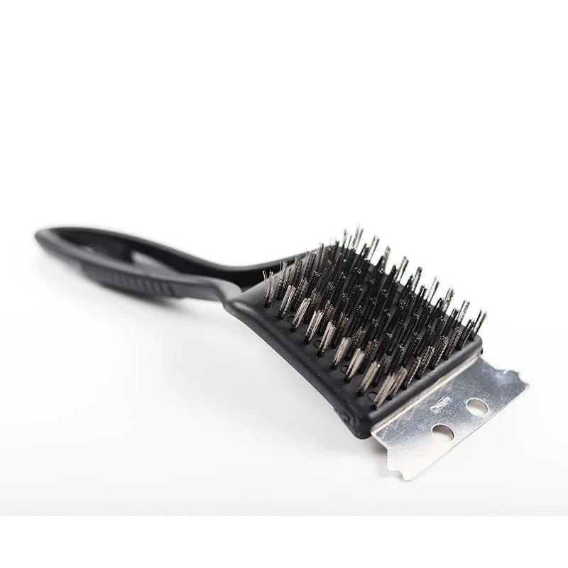 Yadunhui BT02 Cross-Border BBQ Stainless Steel Wire Grill Brush Metal DIY Stain Cleaning Blade Handheld Charcoal Grill Tools