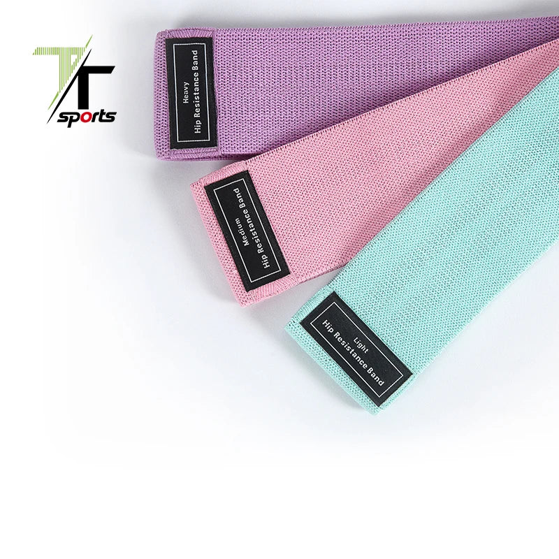 TTSPORTS Wholesale Yoga Gym Exercise Fitness for Legs Glutes Booty Hip Fabric Resistance Bands