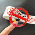 Custom Printing Waterproof Transparent Circle Logo Label Sticker Roll Personalised Metal Gold Foil Clear Logo Sticker Roll