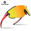 WEST BIKING Polarized Cycling Sunglasses Photochromic UV400 Eyewear for Road Bike MTB Mountain Goggles Cycling Motorcycling