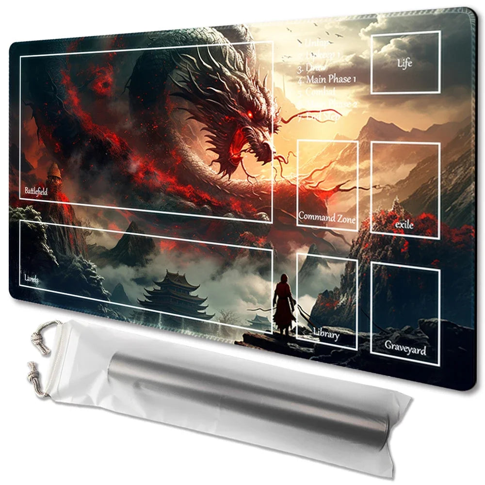 MIO Wholesale Custom Indoor Waterproof Rubber Game Playmat Yugioh for  TCG PTCG Card Playing Mat for Children