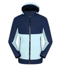 Men's Softshell Jacket Hiking Jacket Outdoor Contrast Color Block Lightweight  Outdoor Hiking Waterproof Windbreaker Jacket