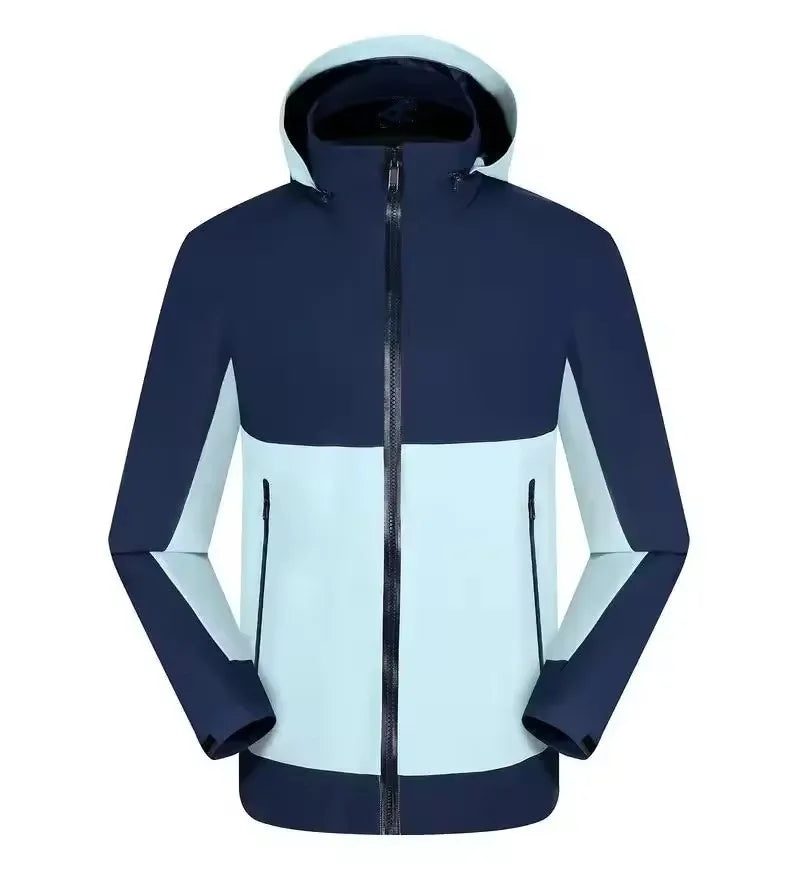 Men's Softshell Jacket Hiking Jacket Outdoor Contrast Color Block Lightweight  Outdoor Hiking Waterproof Windbreaker Jacket