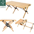 JADE Hot Sales Camping Folding Wood Table Portable Foldable Outdoor Picnic Table Outdoor Camping Folding Table