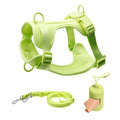 Factory Stocked PVC Dog Collar and Leash Set Poop Bag Holder Customize Size Color Logo Dog Harness and Leash