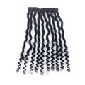 [KAMA Dreads] Virgin Brazilian Remy Hair Dreadlocks Extensions with Clips Natural Color Single Weft
