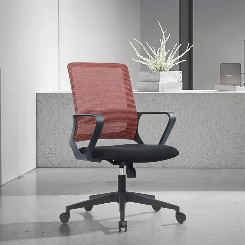 Wholesale Office Chairs Red Mesh Back Ergonomic Comfortable Study Chair
