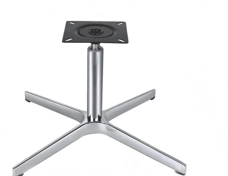Silver Color Polished Aluminum Alloy Chair Base bar Stool Accessories Furniture Sofa Armchair Leg