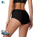 Custom Women's Black 4-Layer Bamboo Heavy Absorption Panty Panties Overnight Leak Proof for Menstrual Periods MegaBDM