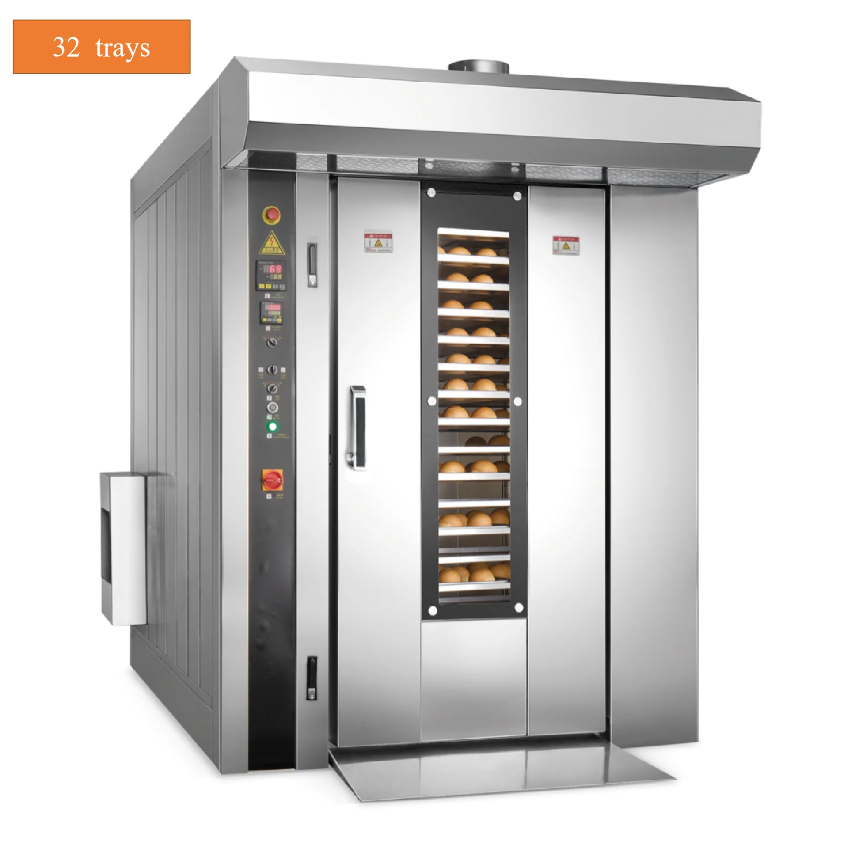 New 380V Electric Convection Steam Oven Automatic Large Capacity Industrial Use Bakery Bread Corn Nuts Water Baking Equipment