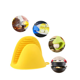 Heat Resistant Potholders Kitchen Mini Oven Mitts Rubber Oven Glove Kitchen Mittens Pinch Mitts Silicone Cooking Mitts
