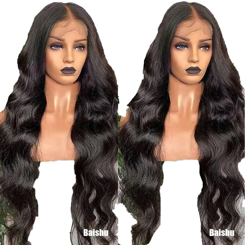 Wholesale Front Lace Wig European and American Women's Wig Rose Net in Part Long Curly Hair Set Chemical Fiber Wig