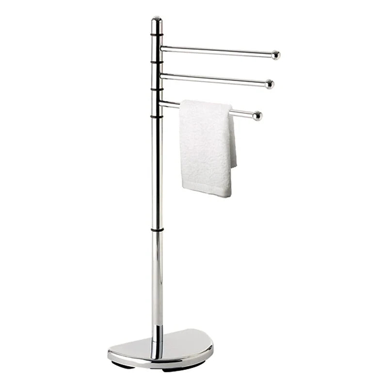 Modern Metal Rotatable Adjustable Bath Towel Rack 3 Brackets for Bedroom Dining Commercial Use Stainless Steel Hotel Furniture