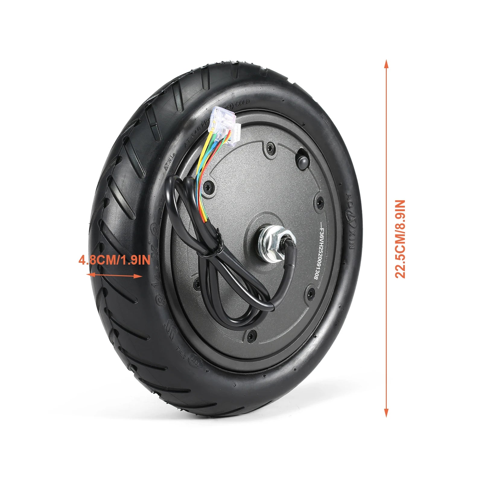 1S/M365 8.5 Inch Front Wheel 350W Drive Brushless Dc Motor Kit Tire Scooter Electric Back Wheel Electric Scooter Motor Kit