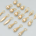 MG25 10pcs/lot 18k Gold Rhodium Plated Nickel Free Copper Jewelry Fashion Pendants & Charms for DIY Necklace Making
