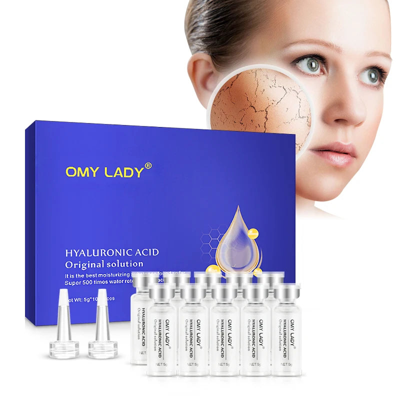 Cheap Price Popular Beauty Products in Spa Moisturizing Ampoules Microneedling Serum Hyaluronic Acid