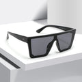 Oversized Shades Sunglasses Men Black Fashion Square Sun Glasses Mirror Vintage Retro Glasses Female Women Lentes De Sol