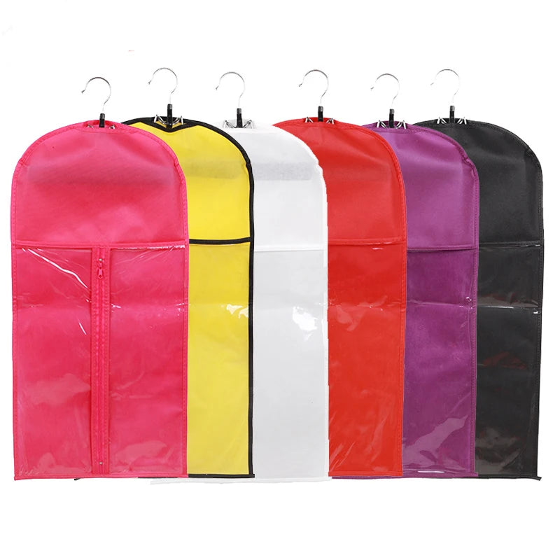 Customizable Transparent Non-Woven Wig Packing Bags Hanger Anti-Dust Pack Holder Display Hair Multi-Purpose Styling Tools