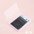 DIY Beauty Eyelash 100%hand Made Black Cotton Band Natural Soft Super Currly Lash Extension Kit Segment