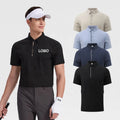 Dropshipping Quick Dry Fitness Custom Sport Muscle Button Gym Men's Polo Shirts With Collar Men's Solid Color T-shirt Polo Shirt