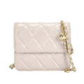 Fashion Handbag Girls Crossbody Bag Women Embroidered Pu Leather Small square Shoulder Bag Metal Chain Bags for Ladies