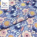 Floral Digital Printed 100% Cotton Dress Textile Soft Woven Cotton Fabric for Dress