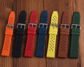 JUELONG JL-RWB033 Fashion Sports Watch Strap FKM Rubber Honeycomb Quick Release Waterproof Band for Various Models