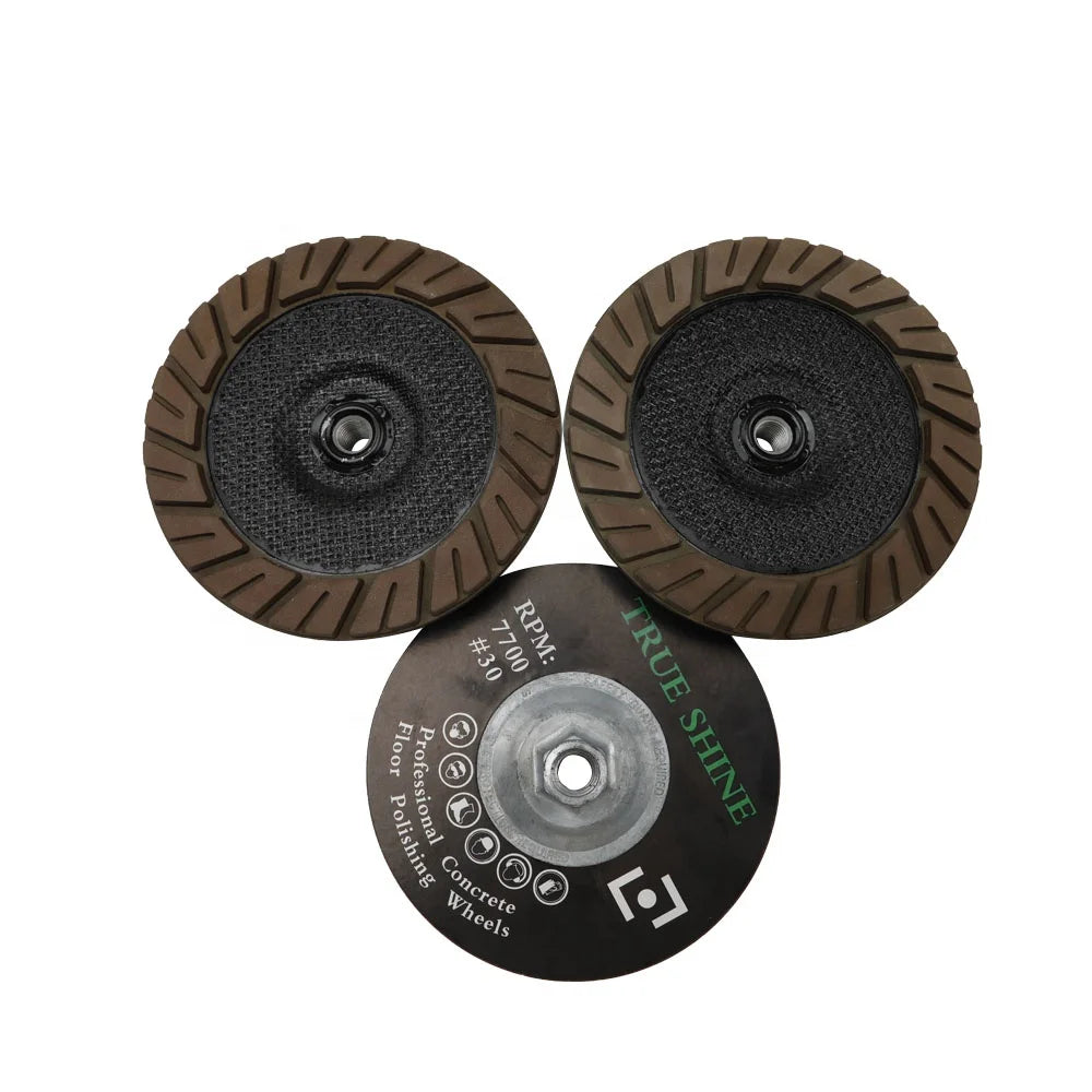 5" Ceramic Bond Diamond Abrasive Disc Grinding Cup Wheel for Concrete Edge Polishing OEM