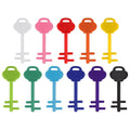 Wholesale Cheap Handy Colourful ABS Key Shape Mobile Phone Stand Holder Promotional Gifts MSD001 Mobile Key Stands in Stock
