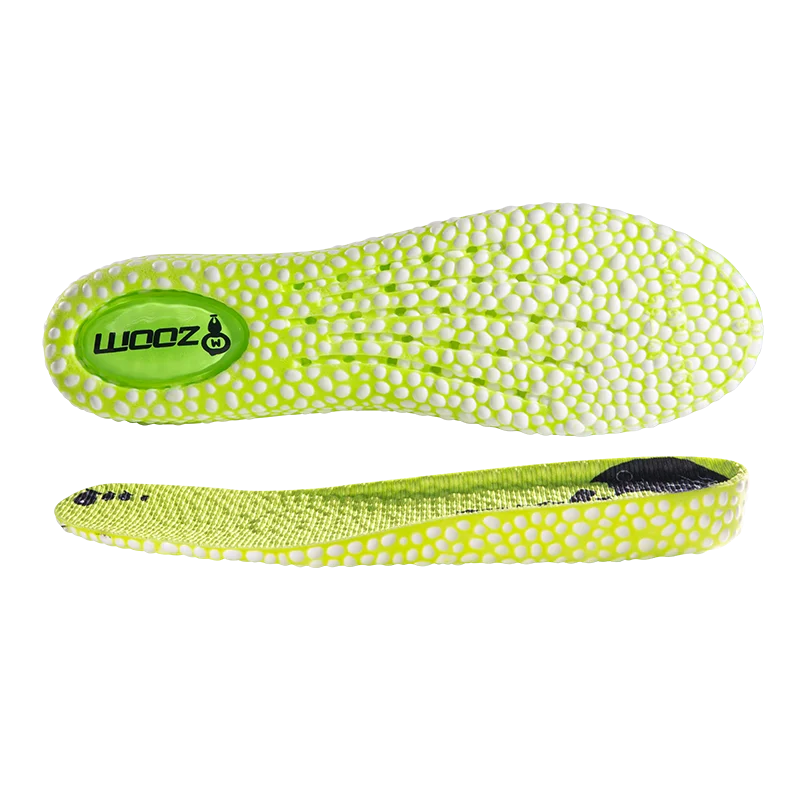 Zoom Sports Shoes with Elevated Insoles Invisible Popcorn Boosting Shock Absorption Men's and Women's High Top Elevated Insoles
