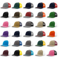 Mid Pro Men's Adjustable Truck Driver Cap Classic Five-Panel Mesh with 3D Animal Embroidery Blank Trucker Hats