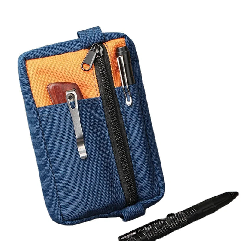 Outdoor Portable EDC Pouch Organizer Storage Bag with Multiple Pockets Small Tool Pouch