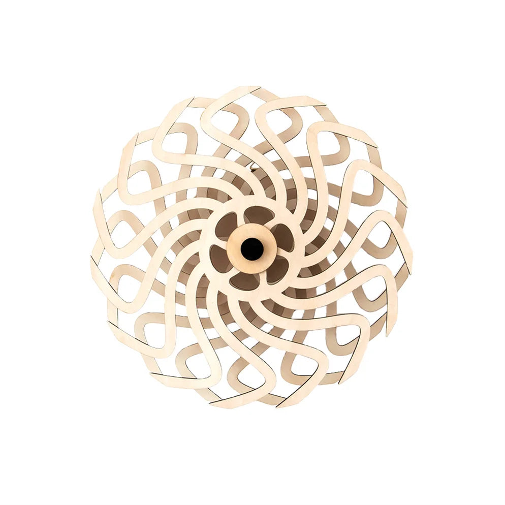Parametric Wavy Wooden Wall Decor Decorative Wall Art Wood Laser Cut Service Natural Modern Art