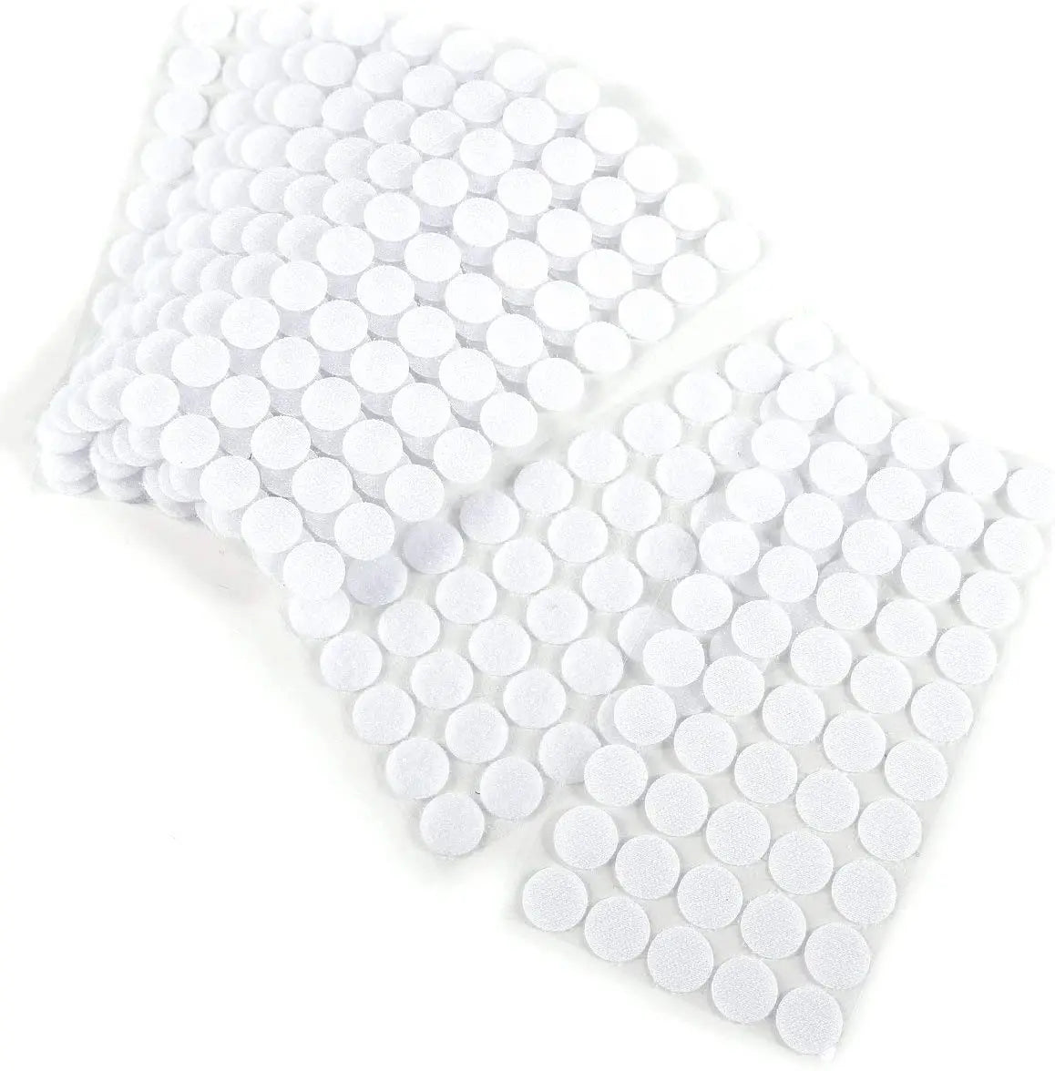 Customized 100% Nylon Self-Adhesive Soft Hook Loop Eco-Friendly Heat Resistant Double Sided Adhesive Dots 10mm/15mm/20mm Sizes