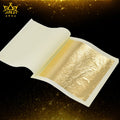 24k Chinese Gold Leaf 24 k Genuine Gold Foil Sheet for Furniture Coating