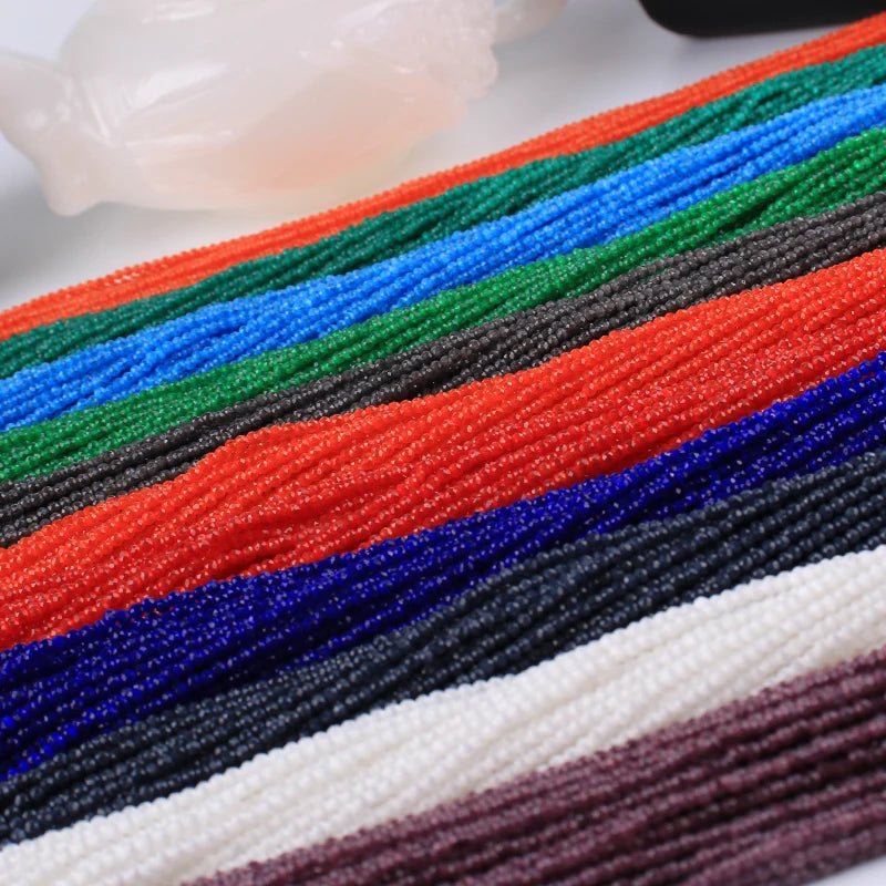 Zhe Ying Wholesale 2mm Cats Eye Faceted Glass Beads14colors Chinese Opal Rondelle Faceted Crystal Beads for Jewelry Making
